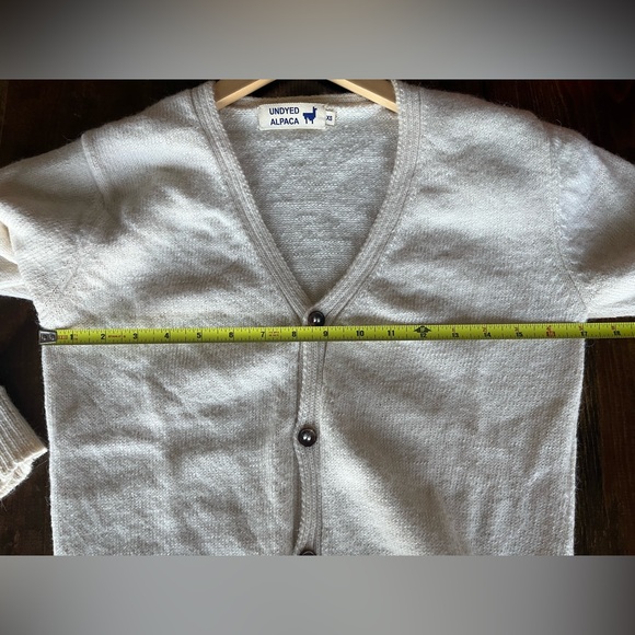 IOAN Undyed Alpaca Cardigan XS - Picture 10 of 12